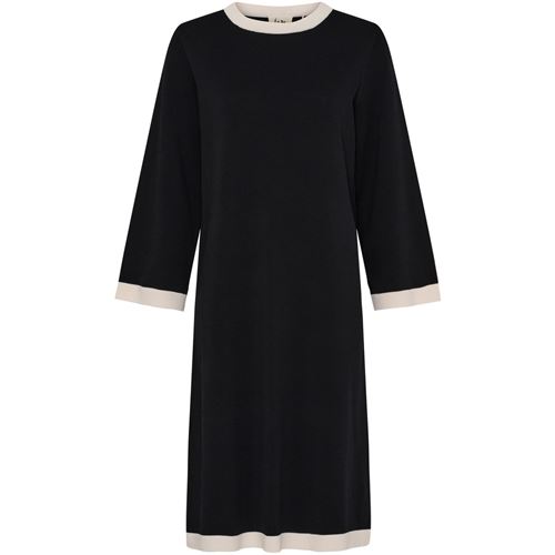 Klänningar - Jena knit dress – Black/cream